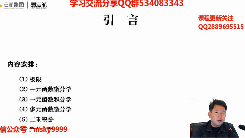 2019年考研启航龙图高端班张宇数学强化班高数视频课程